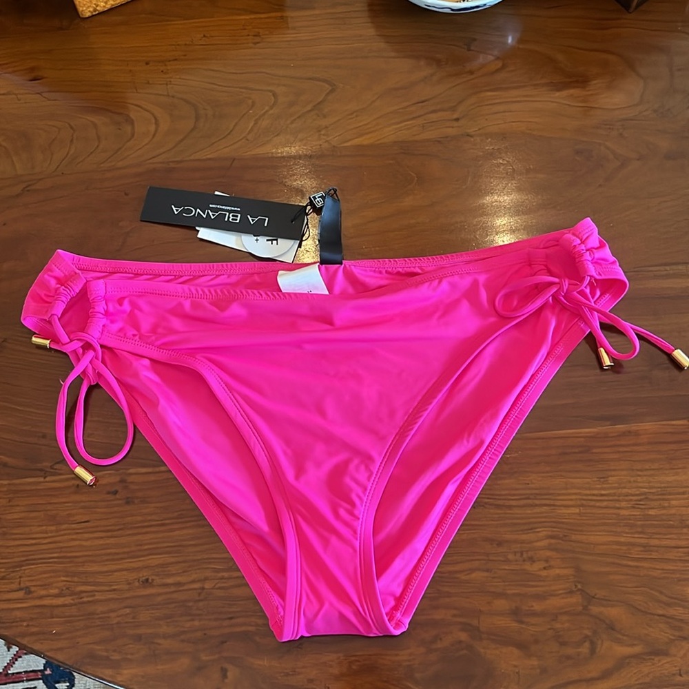 La Blanca Island Goddess Hipster Bikini Bottoms NEW - Picture 5 of 15